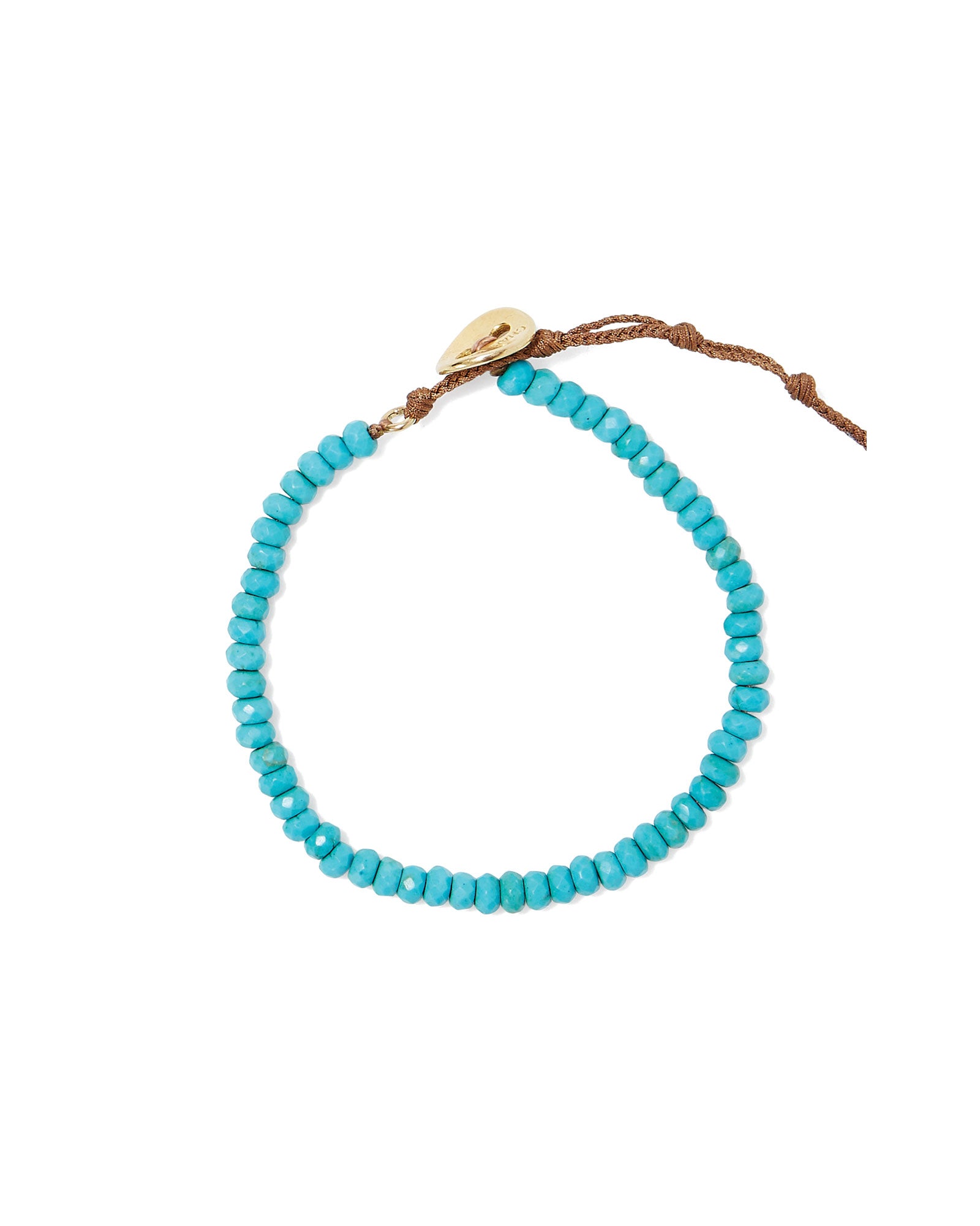 Chan Luu 1 Row Tuquoise Beaded Bracelet Blue Ruby Jewellery Canada