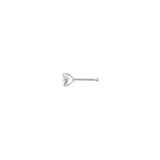 Valley of the Fine-4mm CZ Nose Stud-Body Jewellery-10k White Gold, Cubic Zirconia-Blue Ruby Jewellery-Vancouver Canada