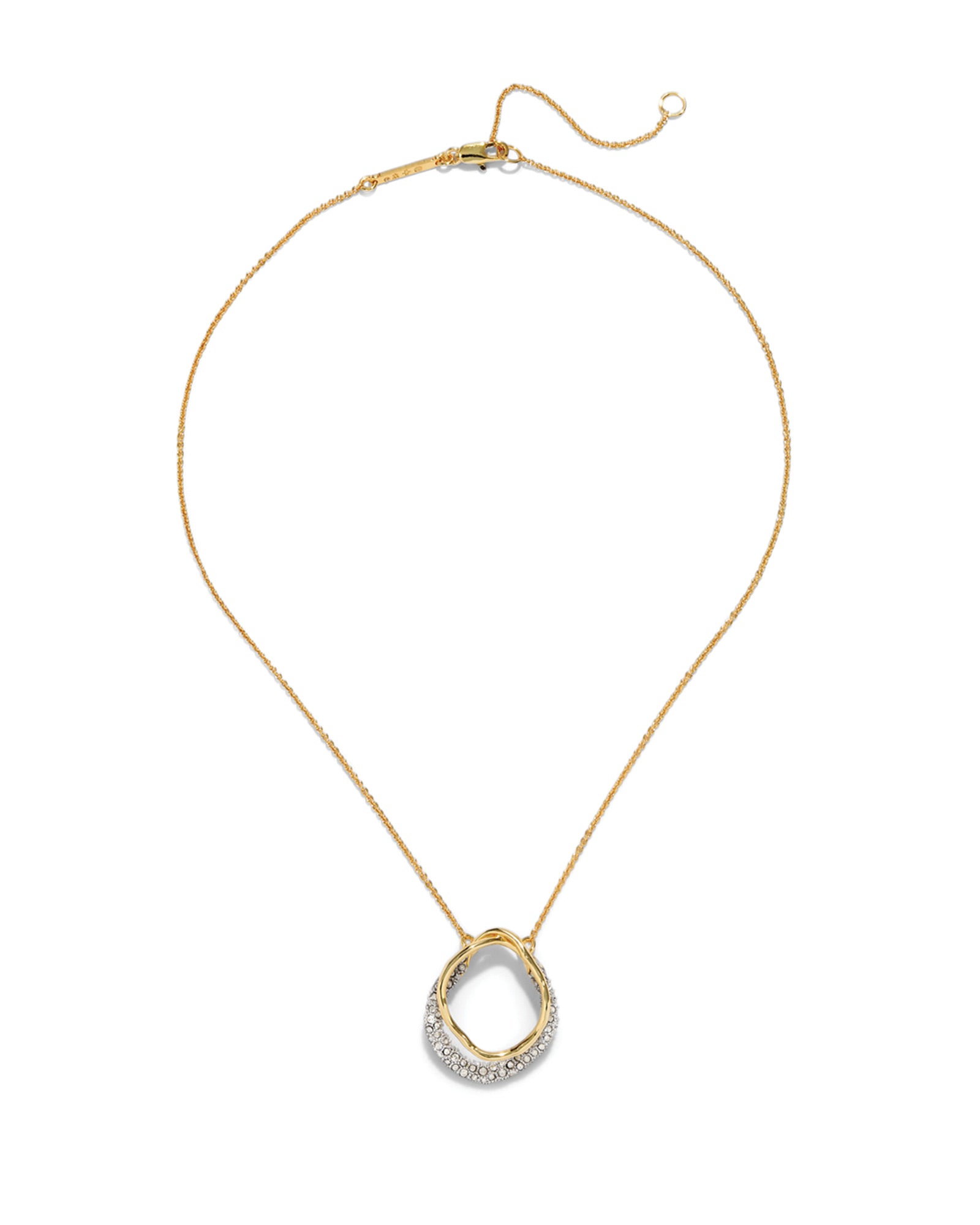 Alexis Bittar-Solanales Gold Crystal Orbit Necklace-Necklaces-Blue Ruby Jewellery-Vancouver Canada