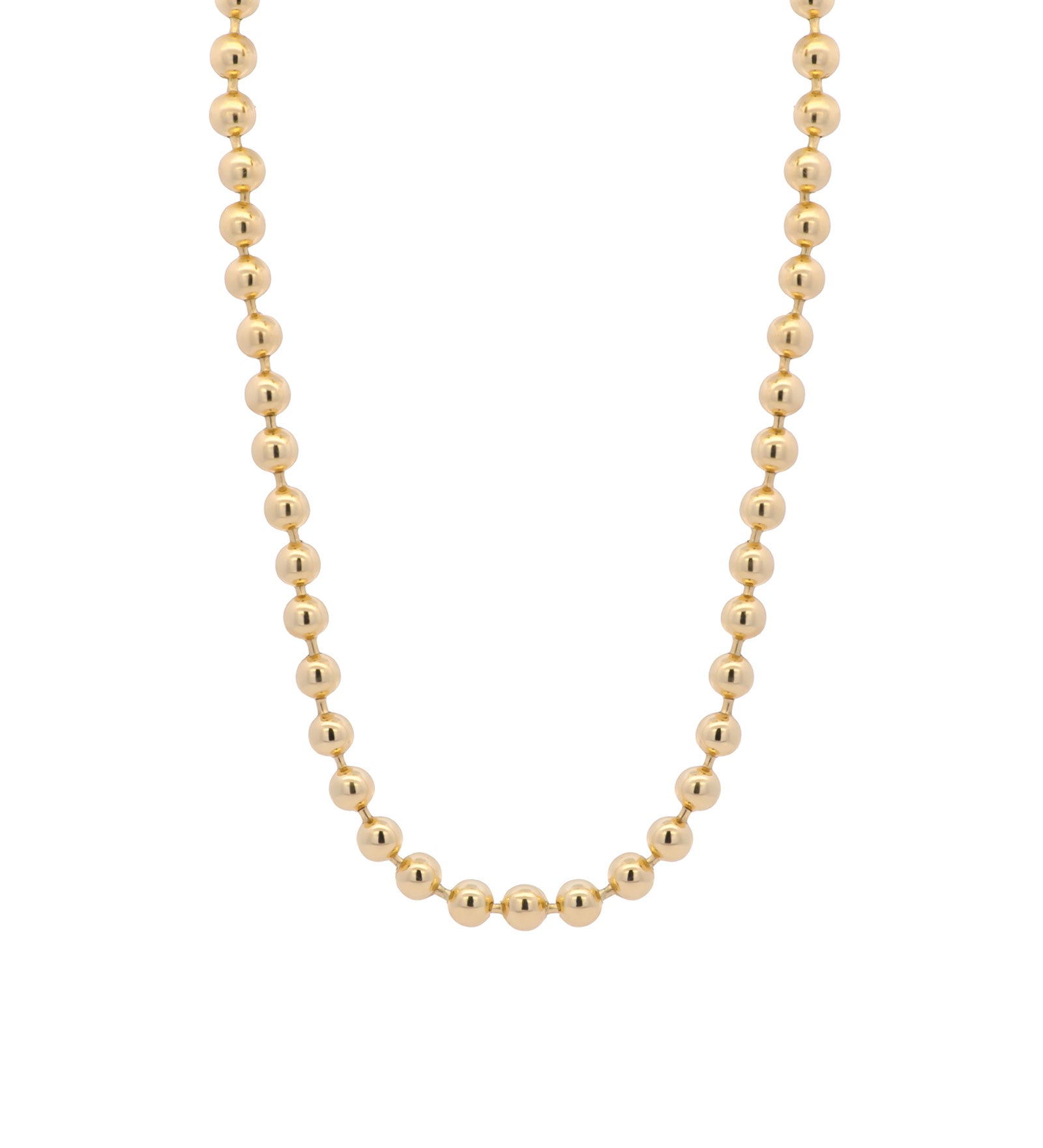 Atelier Mon-Tashia Ball Necklace-Necklaces-14k Gold Plated-Blue Ruby Jewellery-Vancouver Canada