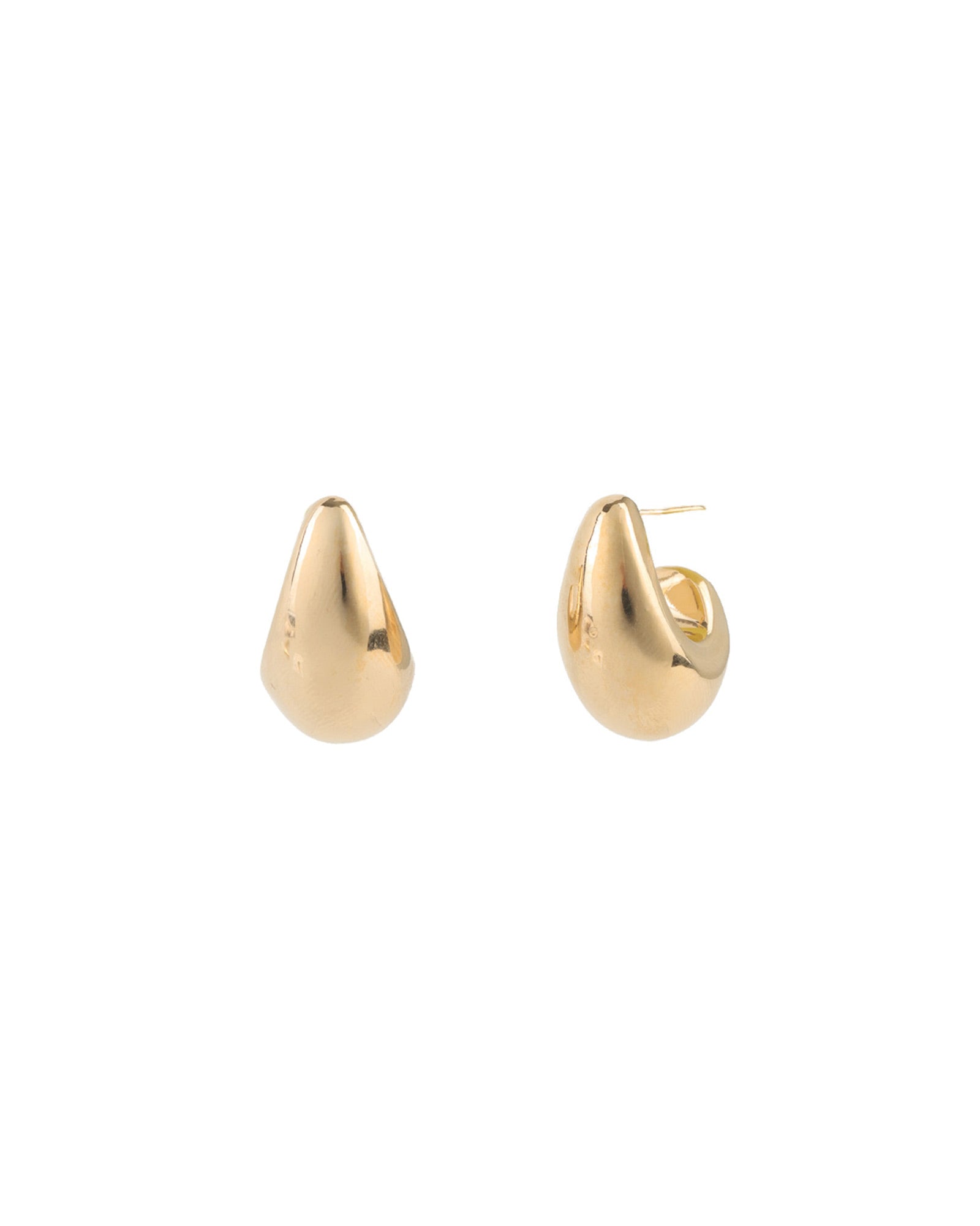 Droplet Teardrop Studs 18k Gold Plated