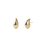 Baseline-Teardrop Medium Studs-Earrings-18k Gold Plated-Blue Ruby Jewellery-Vancouver Canada