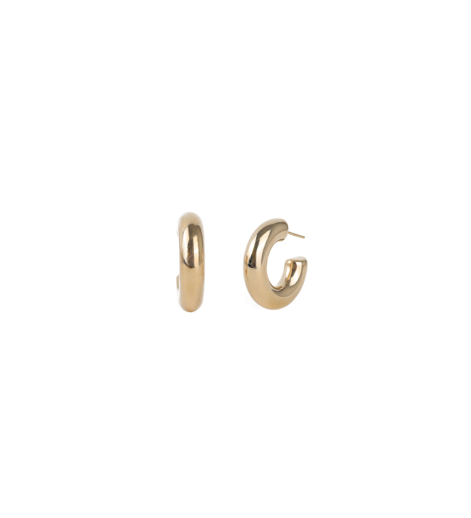 Chubby Hoops | 30mm 18k Gold Plated