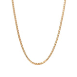 Baseline-Box Chain | 2mm-Necklaces-18k Gold Plated-14-Blue Ruby Jewellery-Vancouver Canada