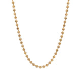 Texture Ball Necklace 18k Gold Plated / 20"