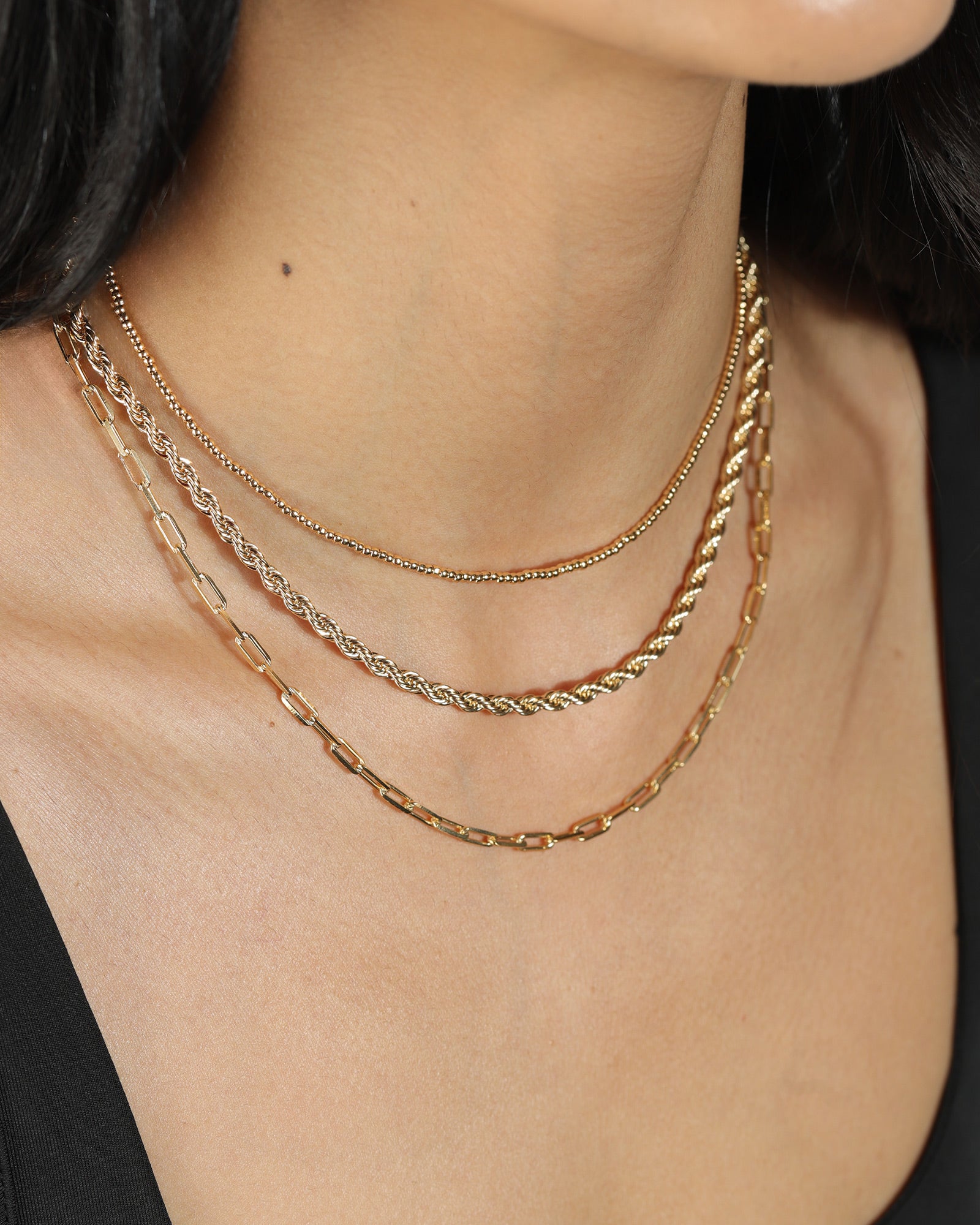 Rope Chain | 4mm 18k Gold Plated / 16"