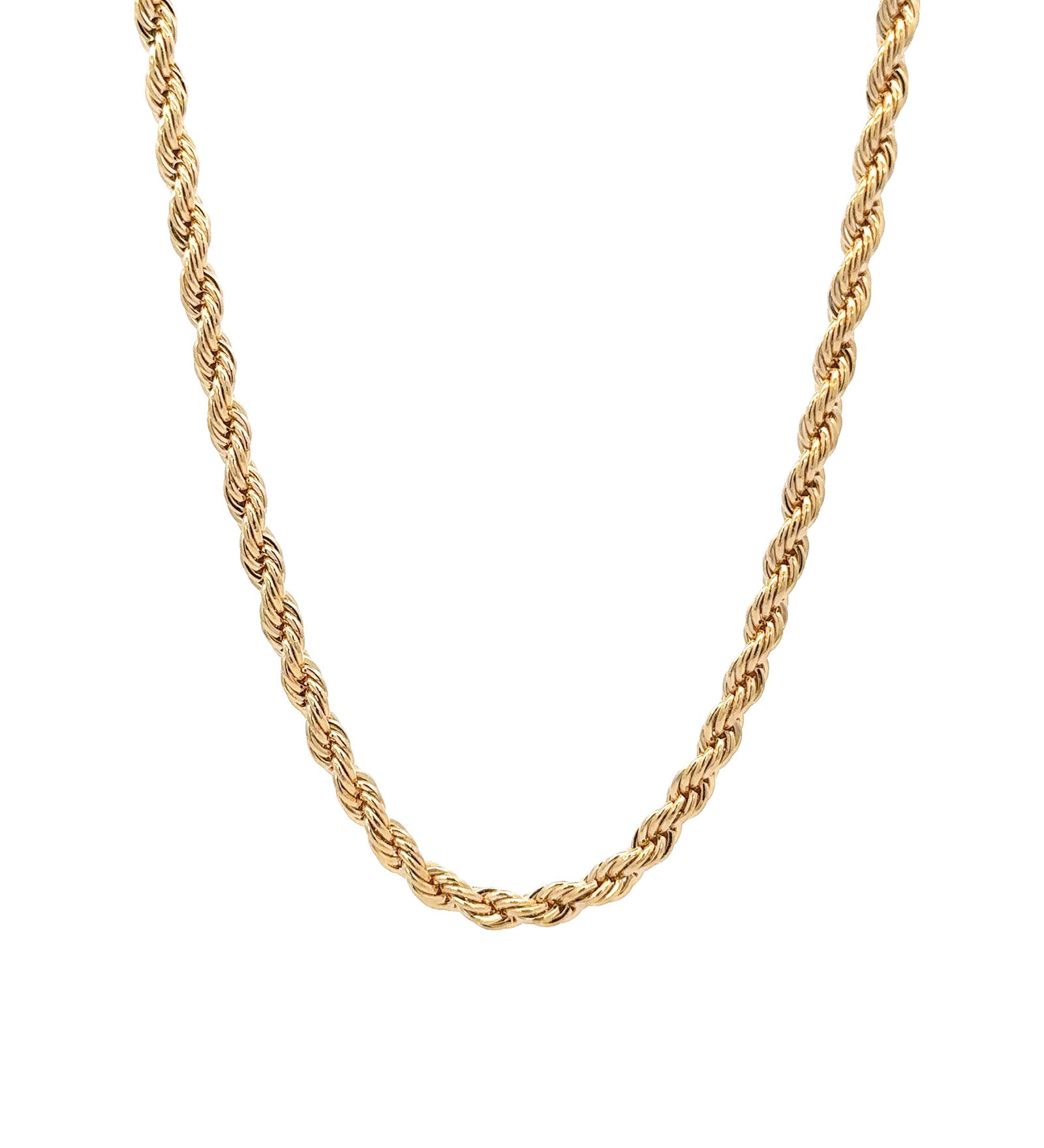 Rope Chain | 4mm 18k Gold Plated / 16"