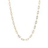 Paperclip Necklace | 3mm 18k Gold Plated