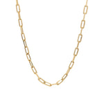 Paperclip Necklace | 3.5mm 18k Gold Plated