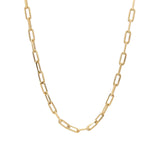 Paperclip Necklace | 3.5mm 18k Gold Plated