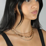 Bead Dangle Choker 18k Gold Plated