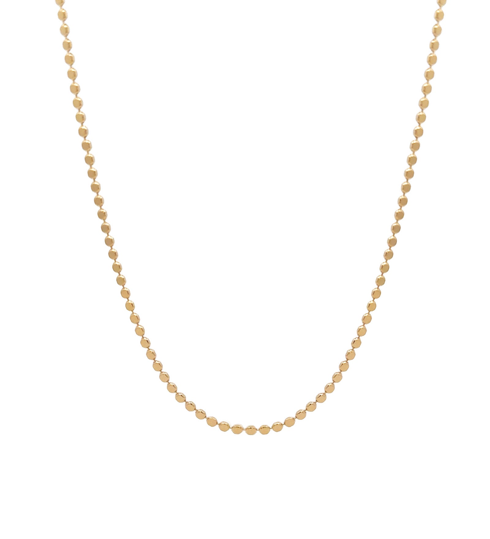 Multi Disc Necklace 18k Gold Plated / 18"