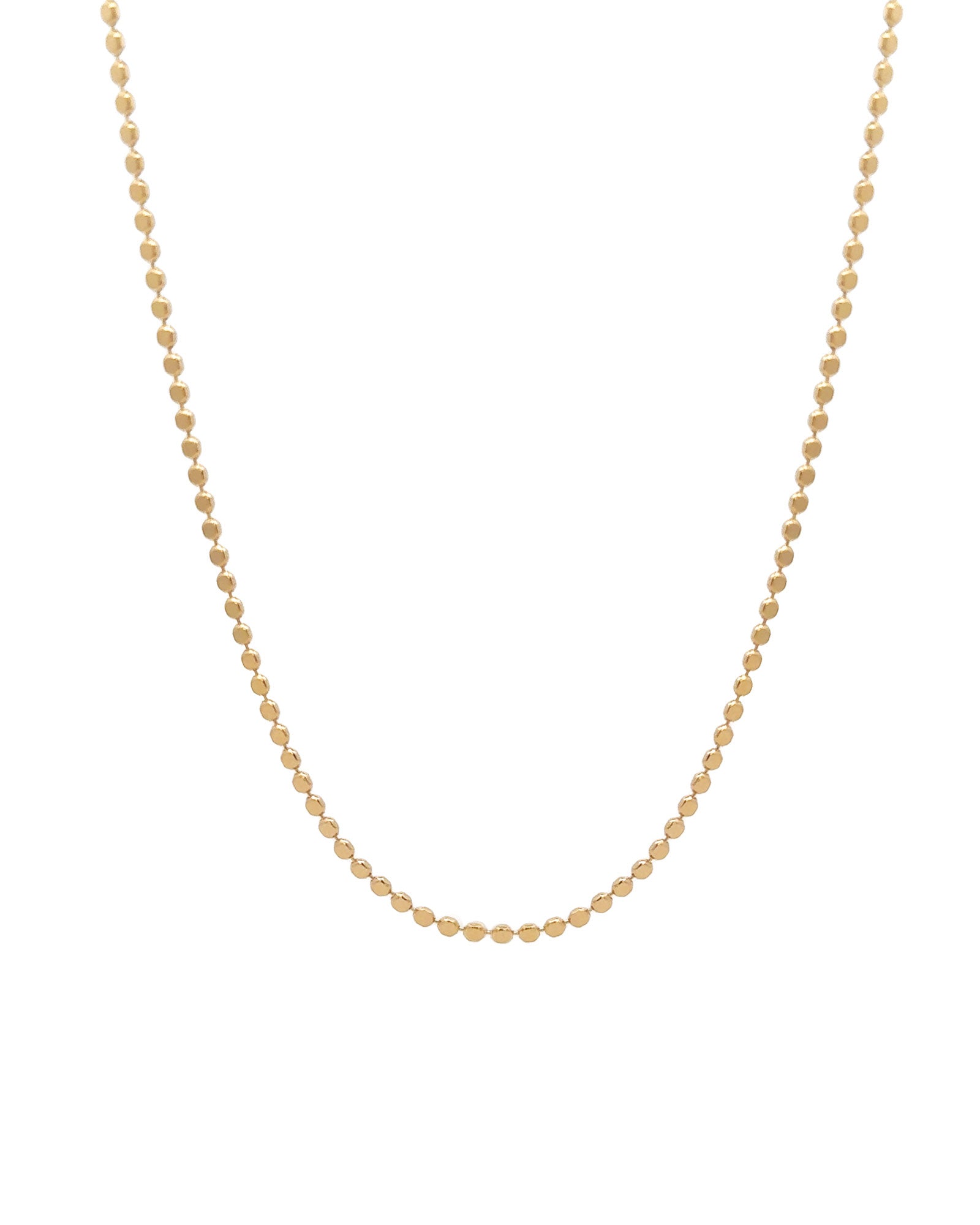 Multi Disc Necklace 18k Gold Plated / 18"