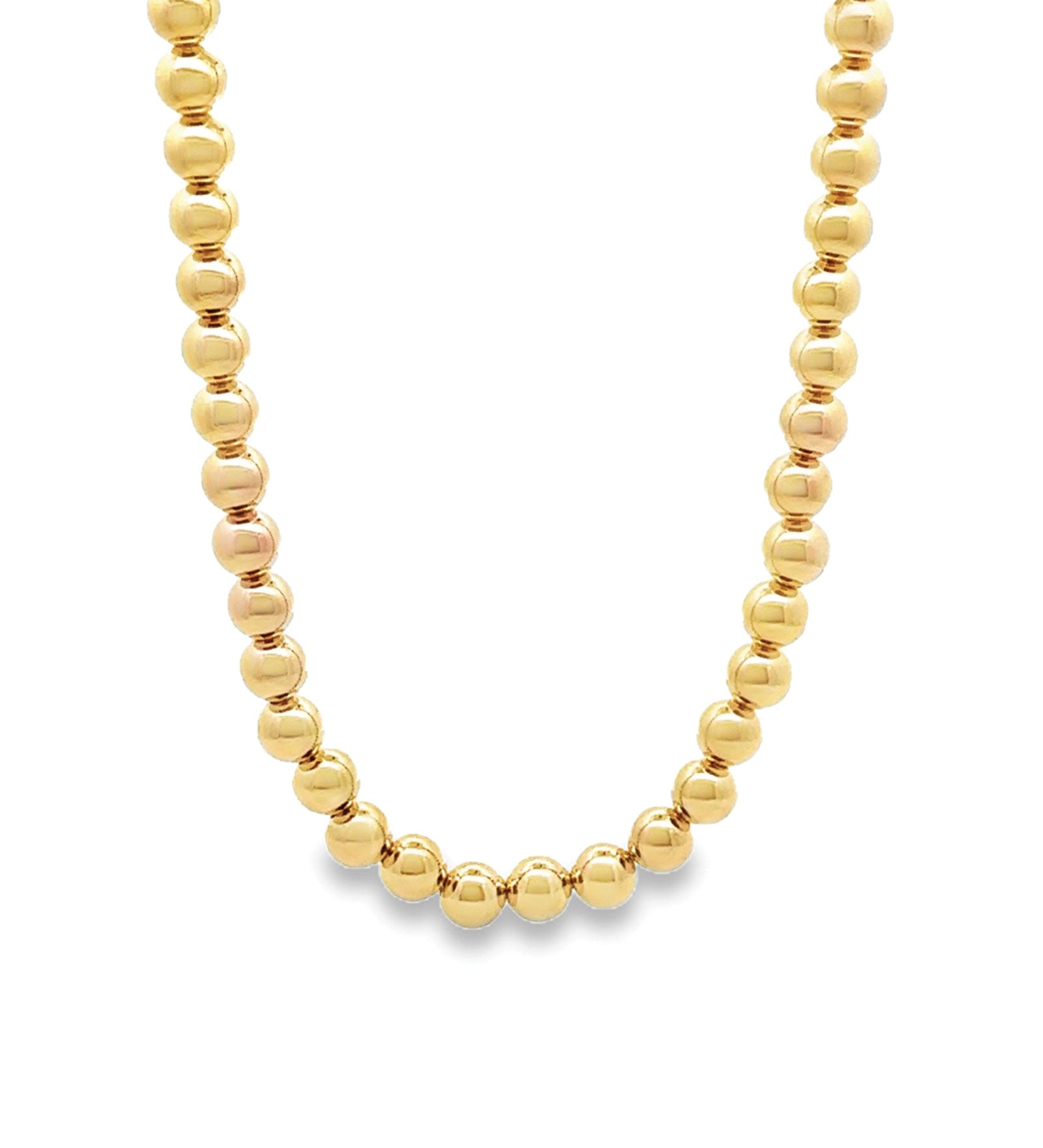 Ball Necklace | 8mm 18k Gold Plated