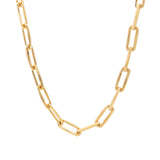 Paperclip Necklace | 5mm 18k Gold Plated / 16"