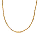 Disc Slice Necklace 18k Gold Plated