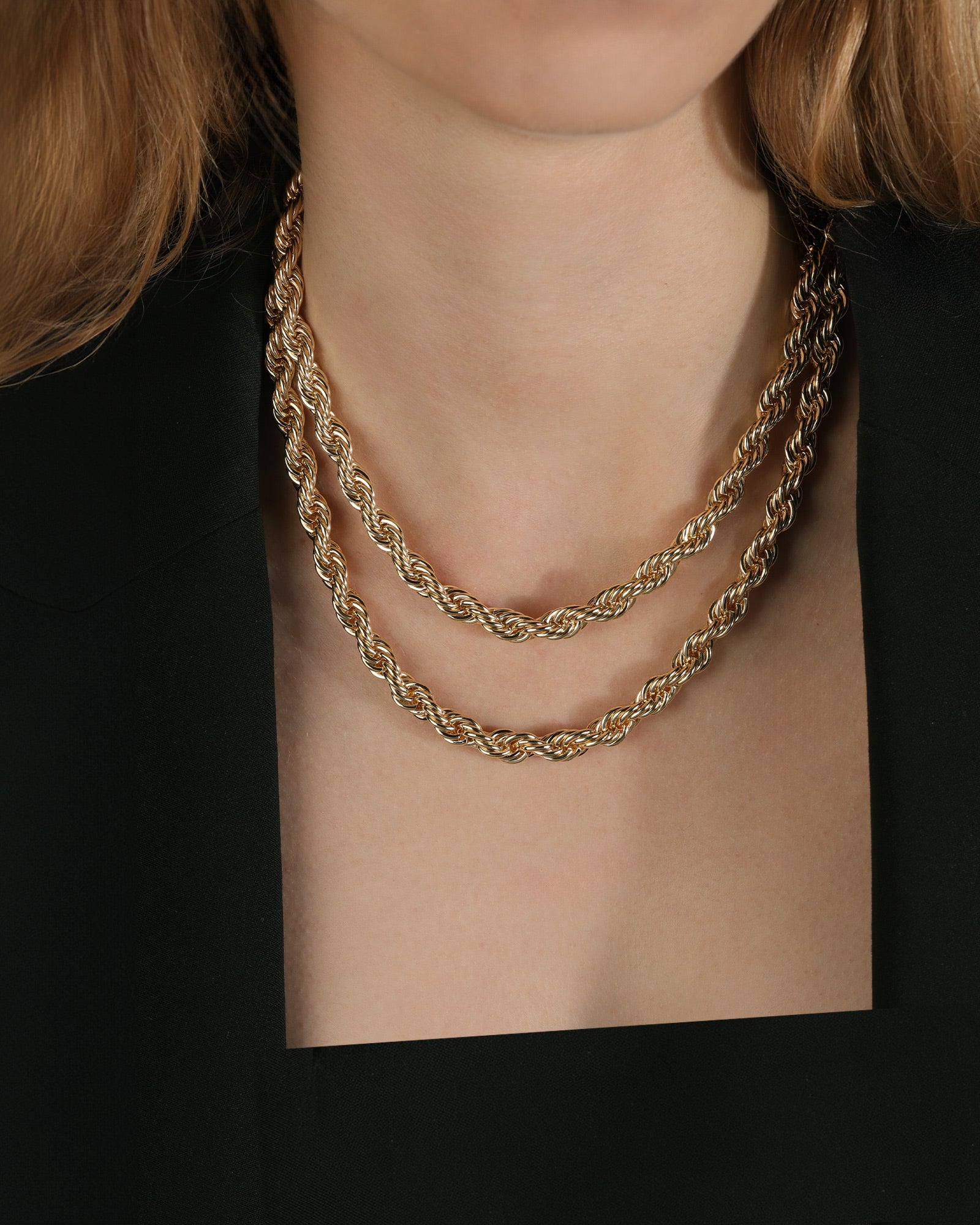 Rope Chain | 7mm 18k Gold Plated / 18"