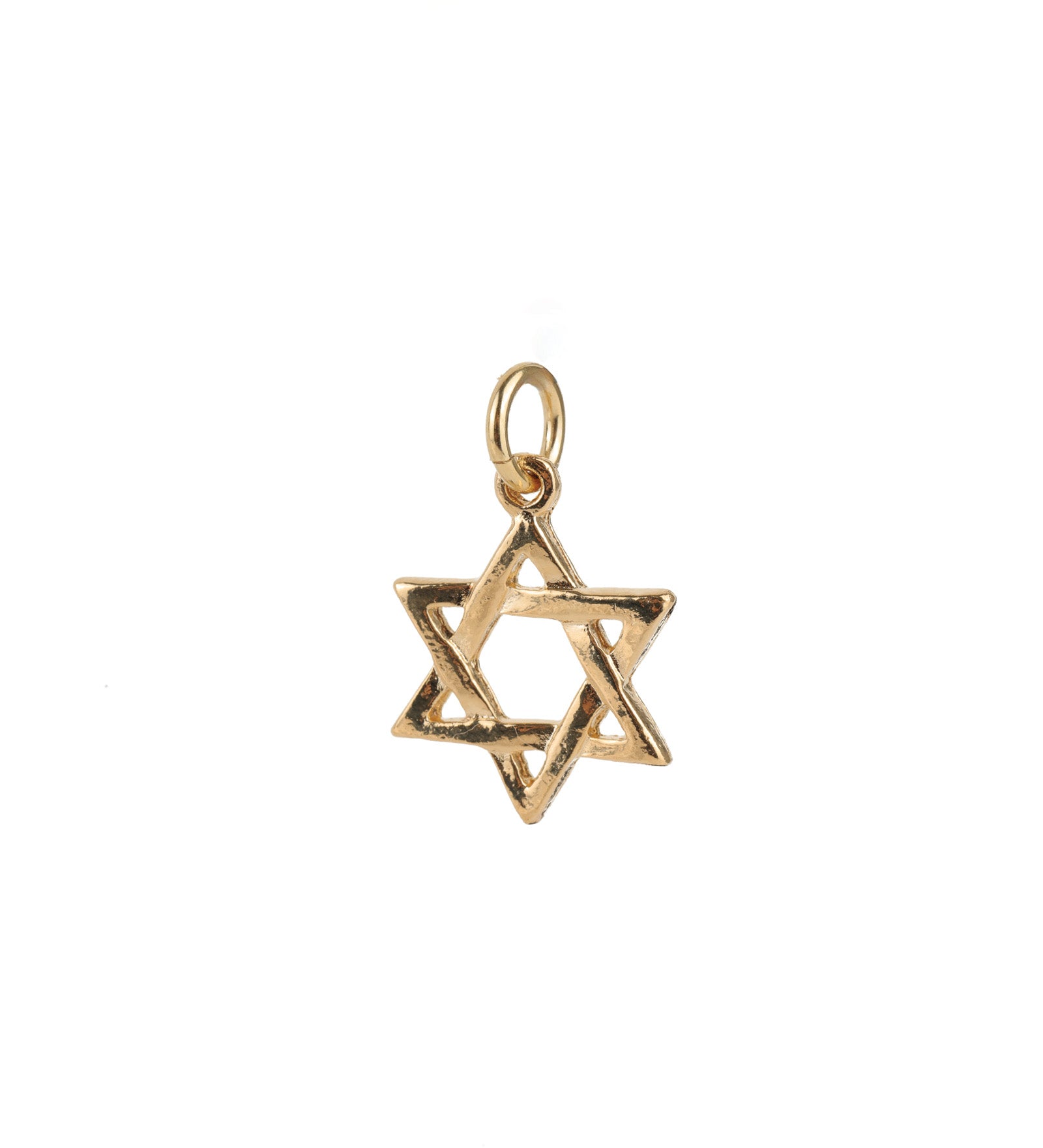 Star of David Charm 18k Gold Plated