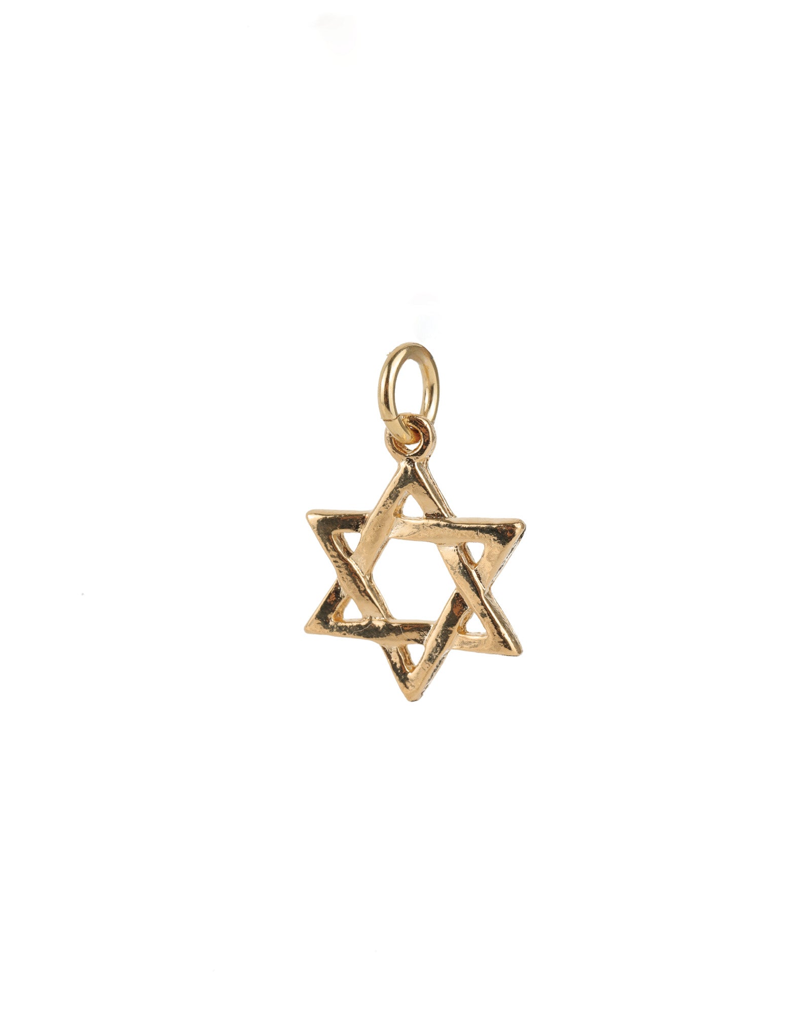 Star of David Charm 18k Gold Plated