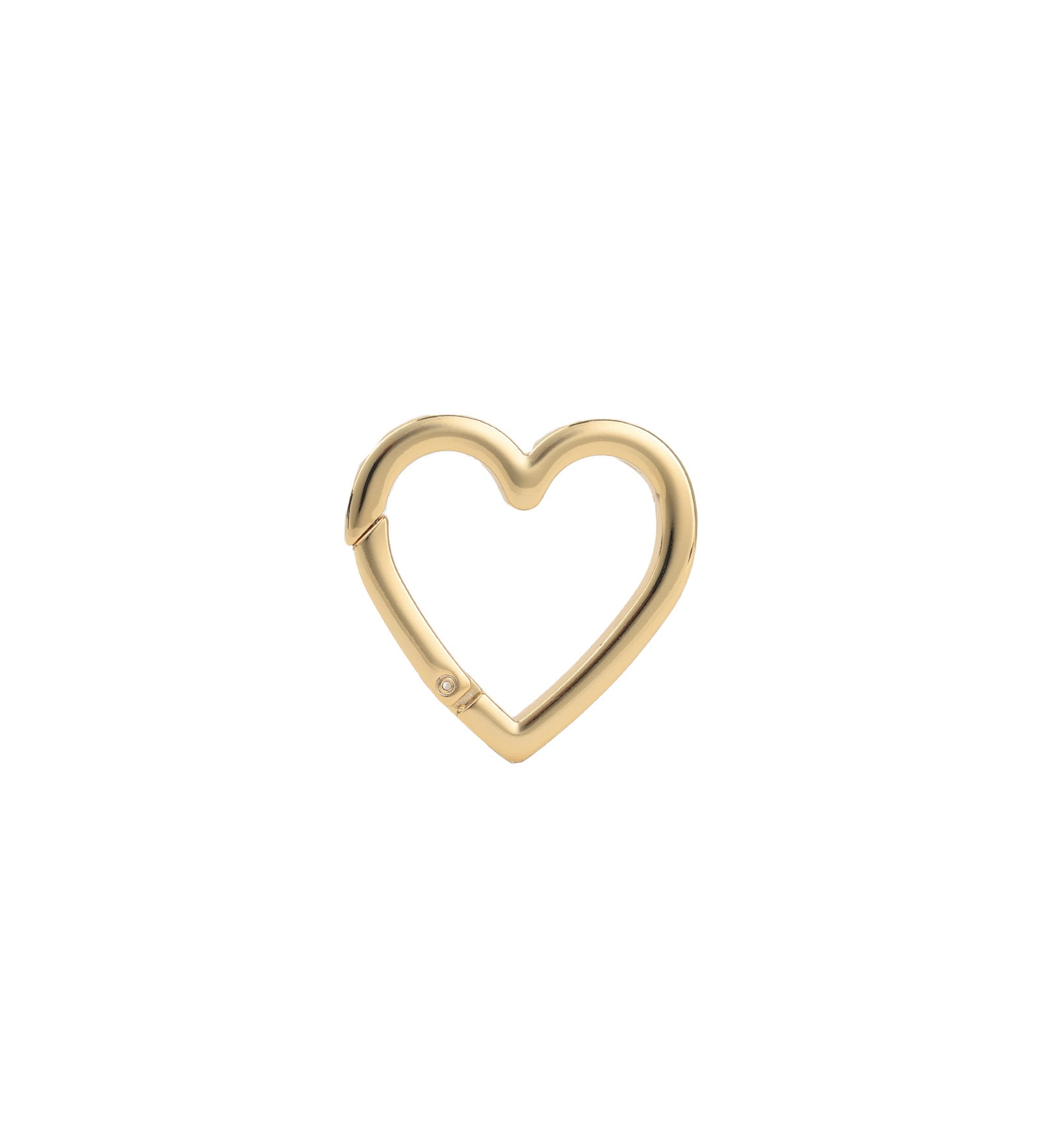 Baseline-Cut Out Heart Key Ring-Hair, Etc.-18k Gold Plated-Blue Ruby Jewellery-Vancouver Canada