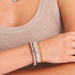 Chan Luu-1 Wrap Pearl Bracelet-Bracelets-Sterling Silver, Grey Pearl-Blue Ruby Jewellery-Vancouver Canada