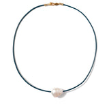 Isla Pearl Necklace 18k Gold Vermeil, White Pearl