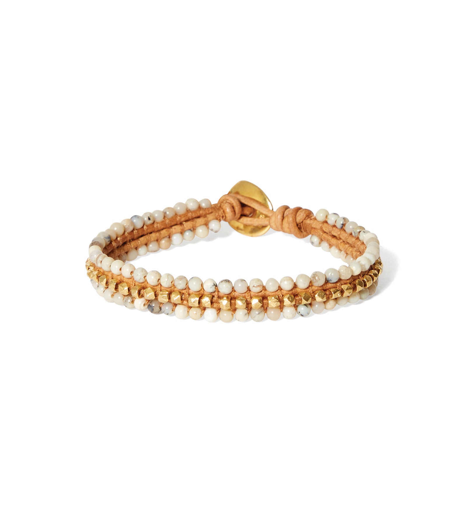 Koa Cuff Wrap Bracelet 18k Gold Vermeil, White Pearl