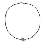 Kaia Necklace 14k Yellow Gold, White Pearl