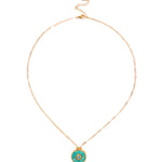 Victoria Necklace 18k Gold Vermeil, Turquoise