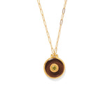 Victoria Necklace 18k Gold Vermeil, Smokey Quartz