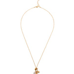 Cobra Necklace 18k Gold Vermeil, Diamond