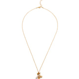 Cobra Necklace 18k Gold Vermeil, Diamond