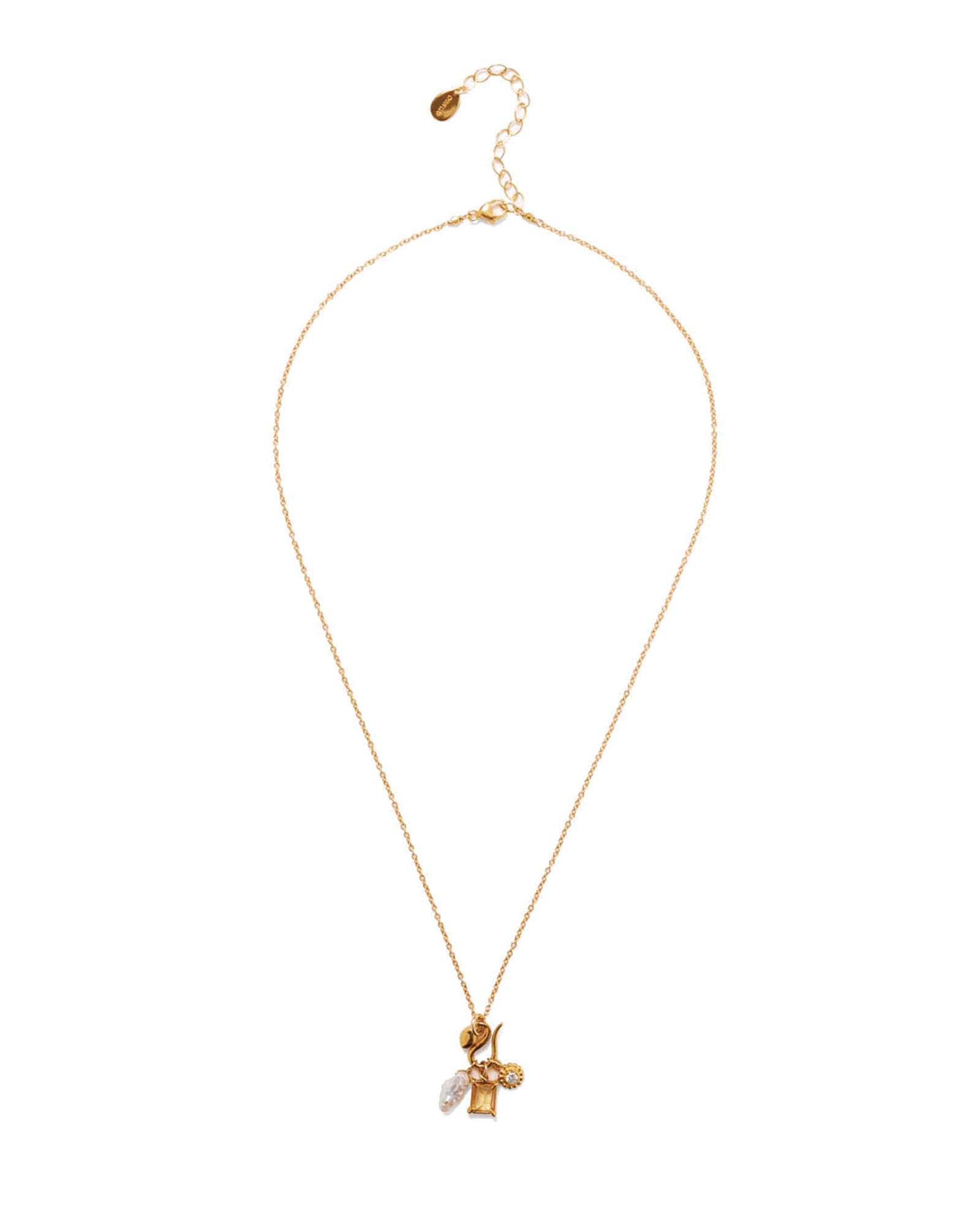 Cobra Necklace 18k Gold Vermeil, Diamond