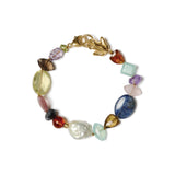 Georgetta Bracelet 18k Gold Vermeil, Quartz, Amethyst