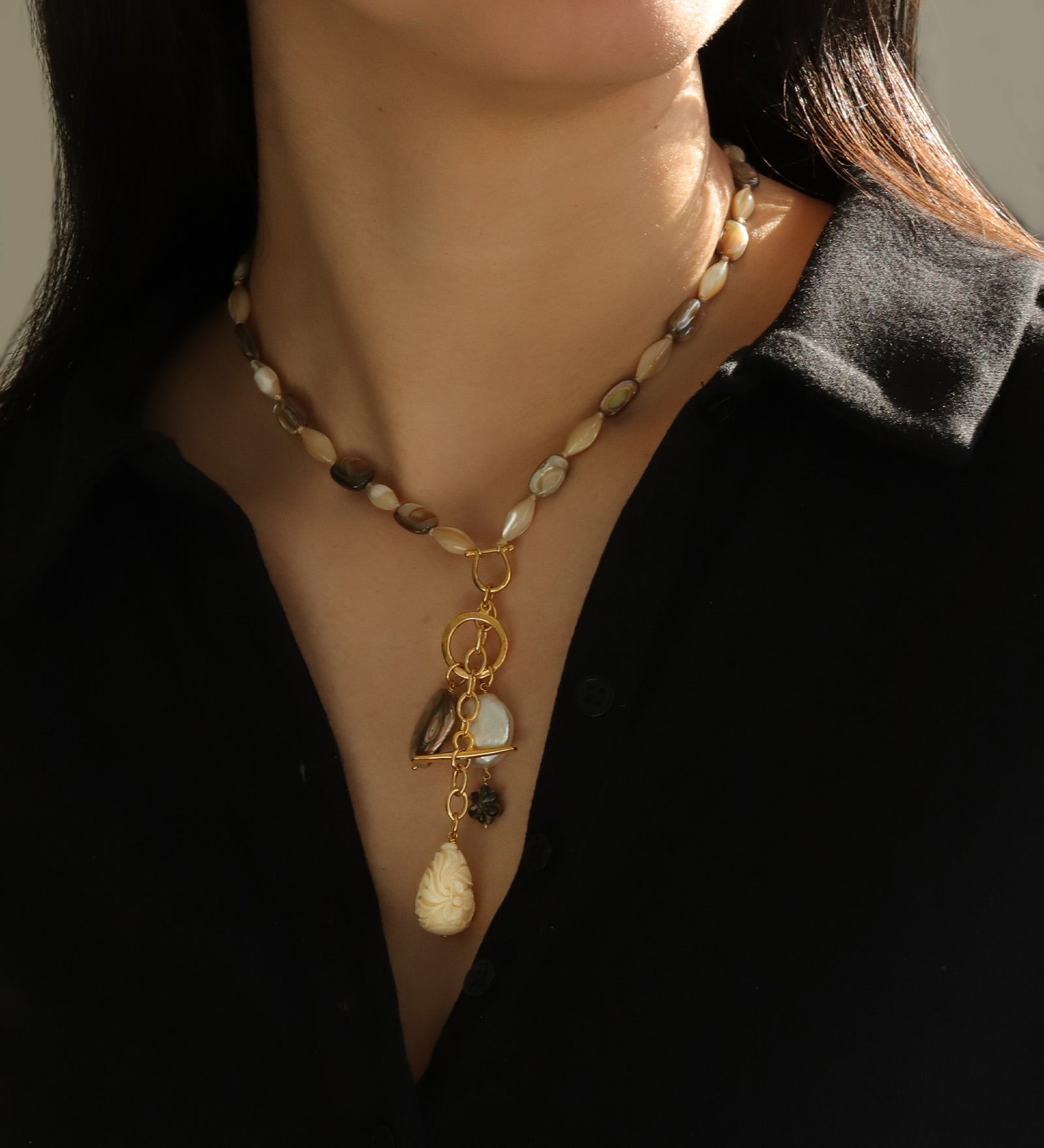 Chan Luu-Alexandria Necklace-Necklaces-Blue Ruby Jewellery-Vancouver Canada