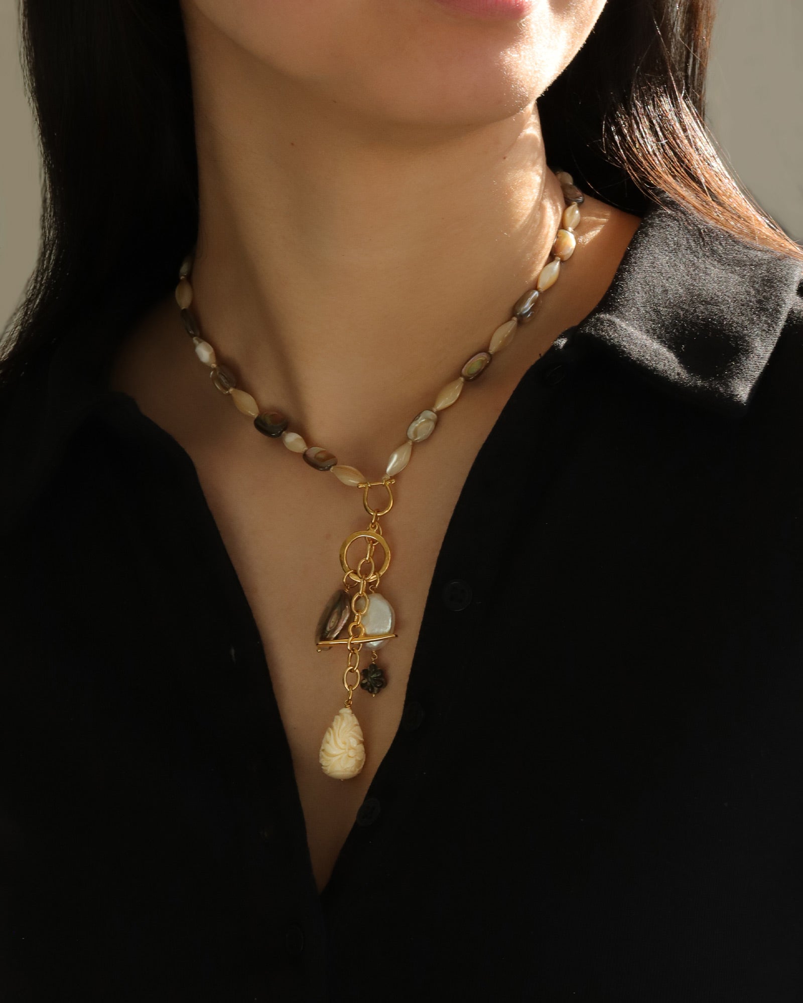 Chan Luu-Alexandria Necklace-Necklaces-Blue Ruby Jewellery-Vancouver Canada