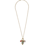 Alessia Necklace 18k Gold Vermeil, Labradorite, Amethyst