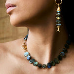 Ursula Necklace 18k Gold Vermeil, Labradorite