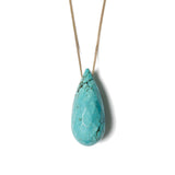 Jane Pendant Necklace 18k Gold Vermeil, Turquoise