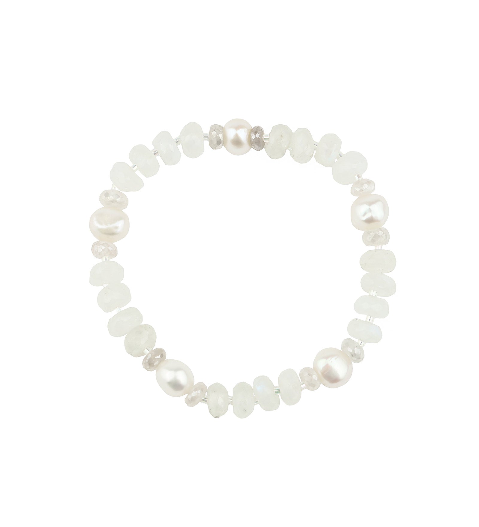 Cause We Care-Stone Miyuki Station Pearl Bracelet | 7mm-Bracelets-Moonstone-Blue Ruby Jewellery-Vancouver Canada