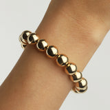 Beaded Bracelet | 10mm 14k Gold Filled