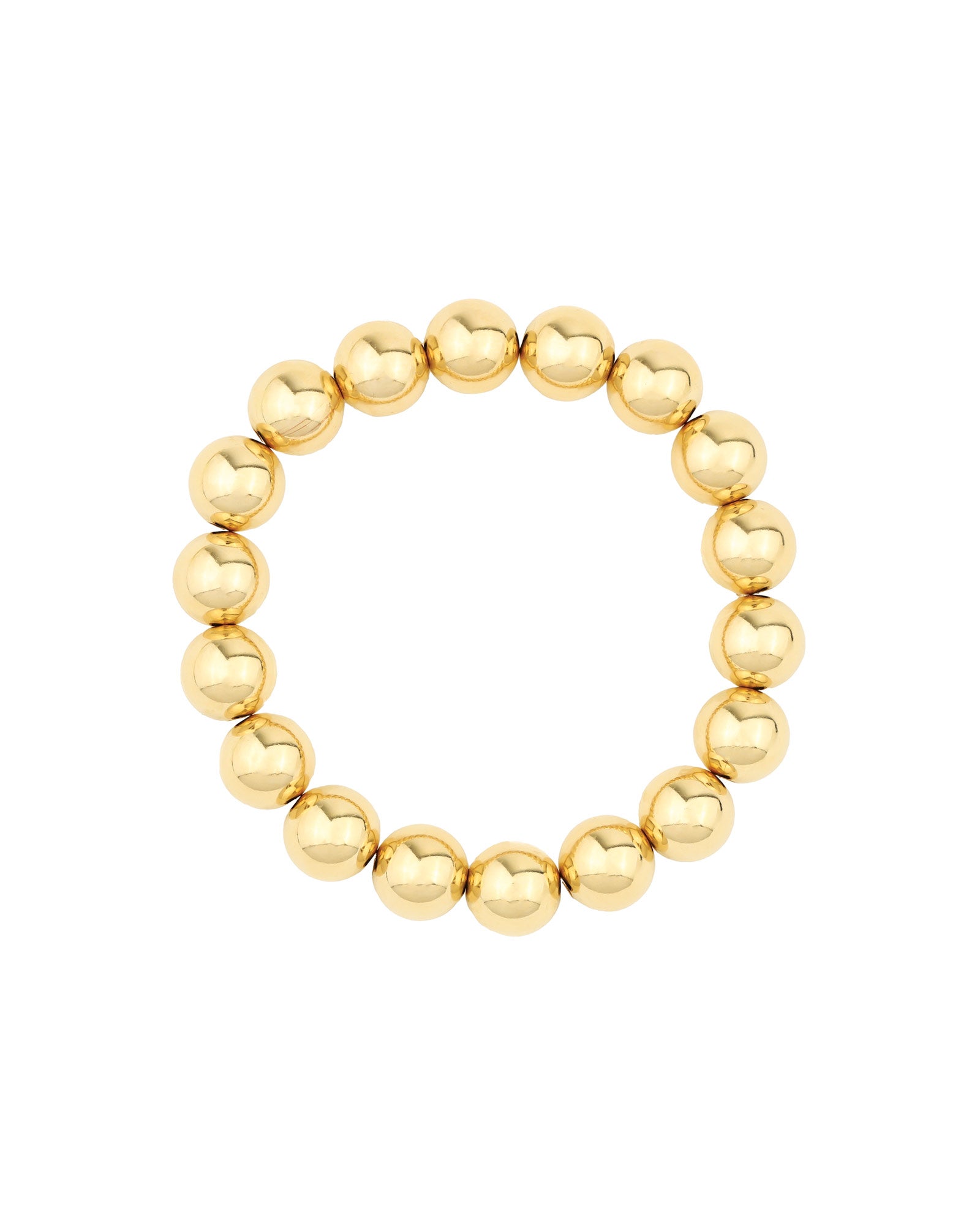 Beaded Bracelet | 10mm 14k Gold Filled