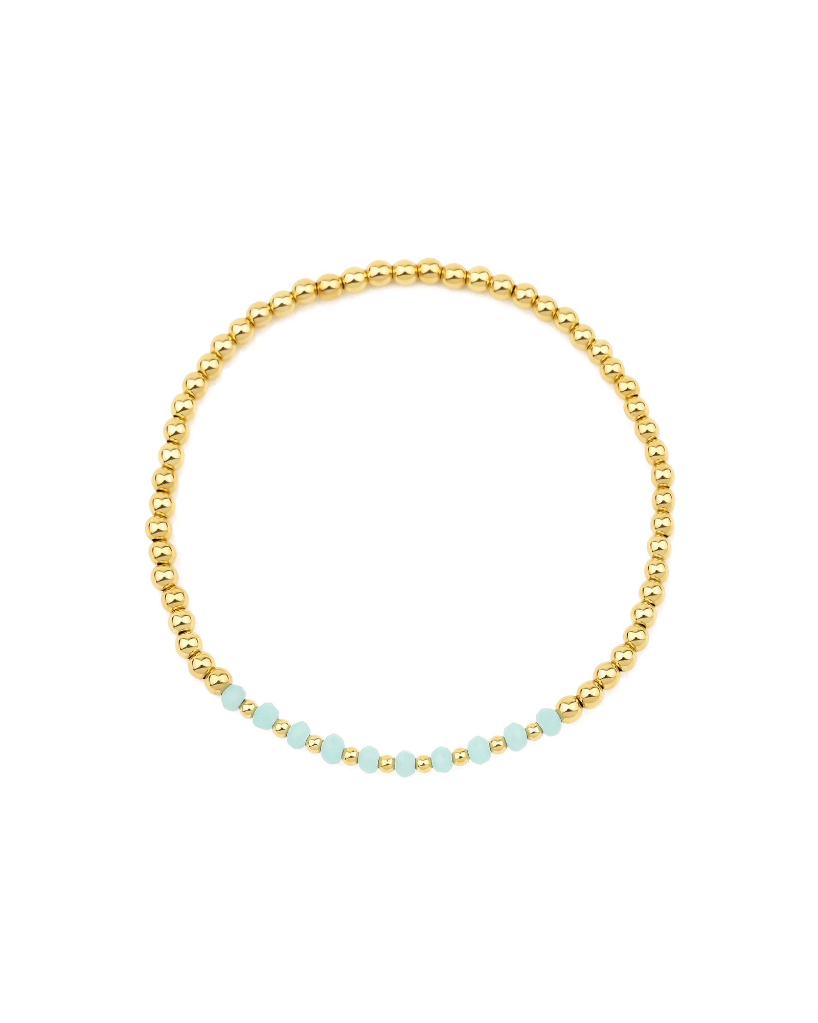 Cause We Care-Gradual Beaded Crystal Bracelet | 2.5mm-Bracelets-14k Gold Filled, Blue Crystal-Blue Ruby Jewellery-Vancouver Canada