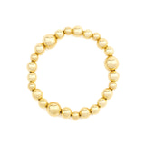 Mixed Beaded Bracelet | 6-10mm 14k Gold Filled