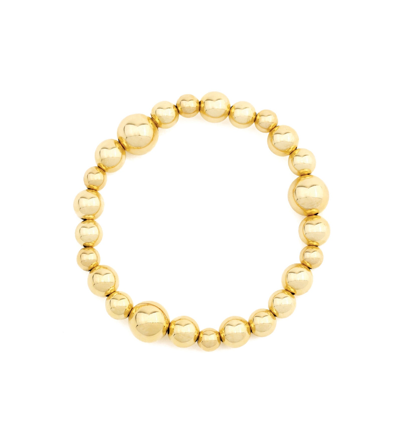 Mixed Beaded Bracelet | 6-10mm 14k Gold Filled