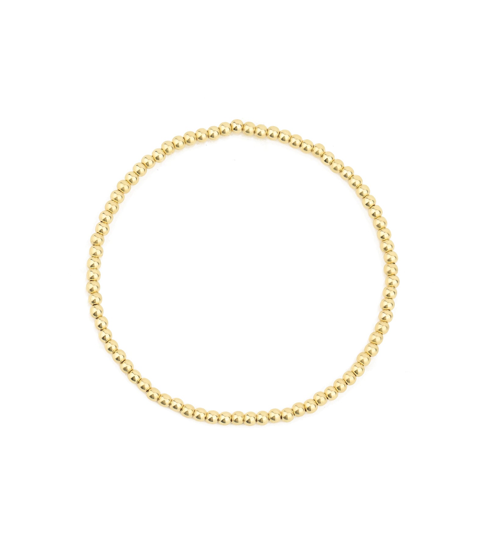 Beaded Bracelet | 2.5mm 14k Gold Filled