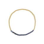 Cause We Care-Beaded Stone Bracelet | 2mm-Bracelets-14k Gold Filled, Blue Sapphire-Blue Ruby Jewellery-Vancouver Canada