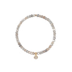 Cause We Care-Stone Bezel Drop Bracelet | 4mm-Bracelets-14k Gold Filled, 14k Gold Vermeil, Grey Moonstone-Blue Ruby Jewellery-Vancouver Canada