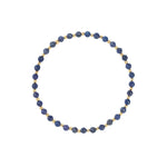 Cause We Care-Mixed Beaded Stone Bracelet | 3mm-Bracelets-14k Gold Filled, Blue Sapphire-Blue Ruby Jewellery-Vancouver Canada