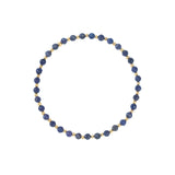 Cause We Care-Mixed Beaded Stone Bracelet | 3mm-Bracelets-14k Gold Filled, Blue Sapphire-Blue Ruby Jewellery-Vancouver Canada